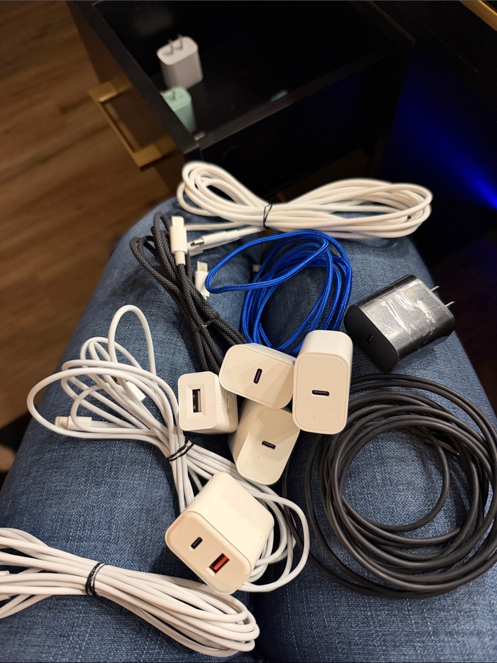 Assorted White and Black USB Wall Chargers - Multi-Pack